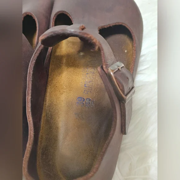 Birkenstock Brown Mules & Clogs - Picture 6 of 7